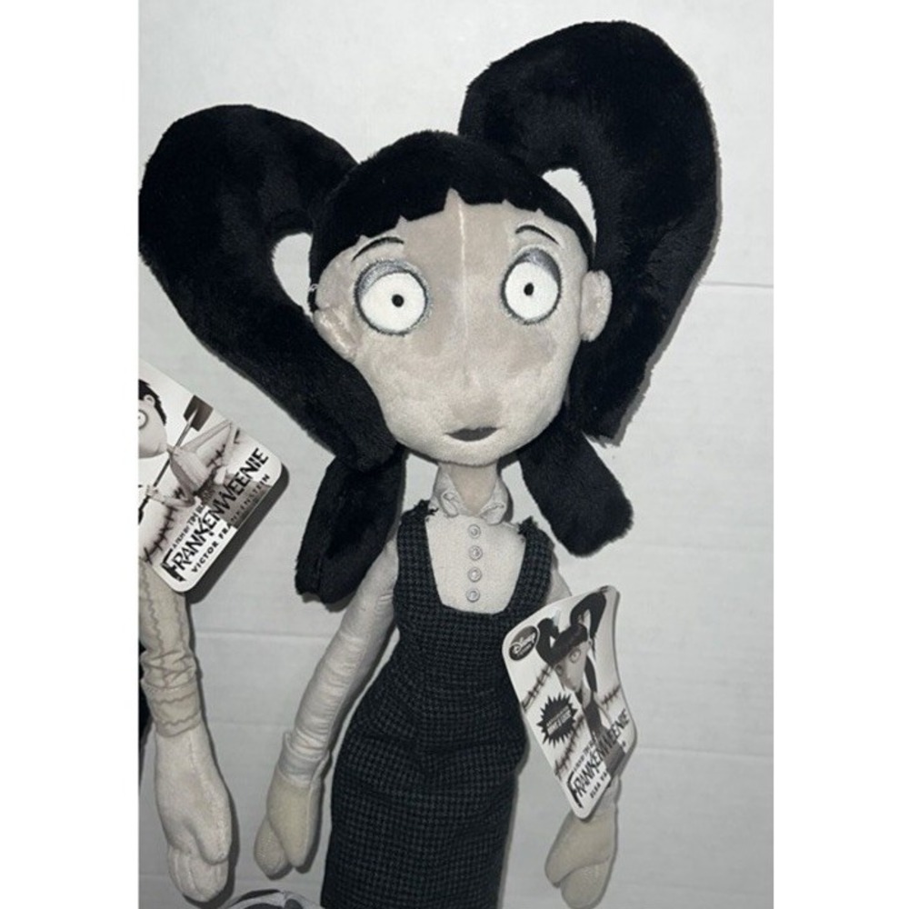 DISNEY PLUSH SET  Frankenweenie Victor Frankenstein ELSA Van Edgar NWT NEW - Picture 4 of 12
